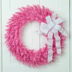 Northlight 36" Pink Spruce Artificial Christmas Wreath, Unlit