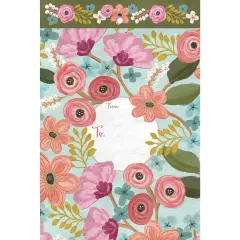 Pack/6: Floral Delight Theme Mailing Envelope - 11 x 1/2 x 15-1/2"