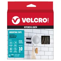 VELCRO(R) Brand Industrial Strength Low Profile Tape 1"X10'-Black