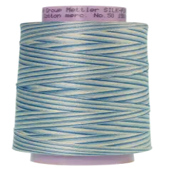 Tranquil Blue (9090-9810) | Silk-Finish Cotton Multi 50wt (1372M / 1500Y) | Mettler Thread