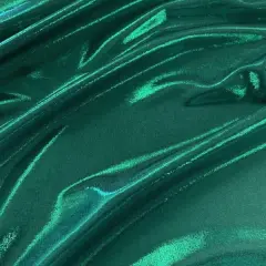 Sheen Foiled Spandex Fabric Kelly/Kelly