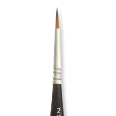 Escoda Prado Tame Synthetic Travel Brush - Series 1468 Round, Size 2, Short Handle