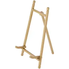 Bard's Satin Gold-toned Metal Easel, 7" H x 4.25" W x 4.5" D