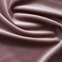 Giselle Plush Velvet Fabric Luxuriously Soft & Richly Textured 100% Polyester, 55" Wide Mauve