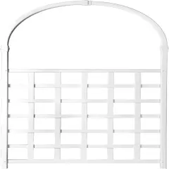 Vinyl Garden Trellis Plant Support 42"x75"