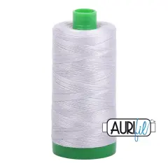 Aluminium (2615) | 40wt Large Spool (1000M / 1094Y) | Aurifil Thread