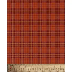 Rustic Plaid Autumn | By the Yard | Sewing and Crafting | 44 inches wide