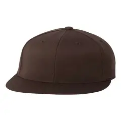 Flexfit&reg; Flat Bill Cap Brown
