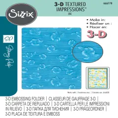 Sizzix 3D Textured Impressions Emboss Folder By Stacey Park-Serene Sophisticate