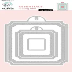 Studio Light Essentials Cutting Dies -Nr. 965 Tag Ticket XL