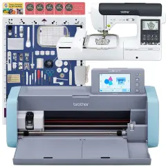 Brother ScanNCut SDX125e Cutting Machine with SE2000 Sewing & Embroidery Machine