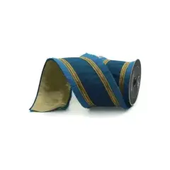 4" Festival Fringe Ribbon: Turquoise (10 Yards)