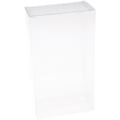 Plymor Clear Folding Action Figure Storage / Display Protector Box, 3.5" W x 2" D x 6.25" H, fits 5" - 5.75" Dolls or Figures