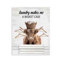 Stupell Industries Sassy Basket Case Laundry Wall Plaque Design by Lettered and Lined