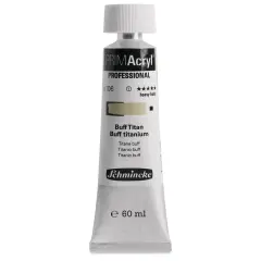 Schmincke Primacryl Professional Acrylic Paint - Buff Titanium, 60 ml Tube