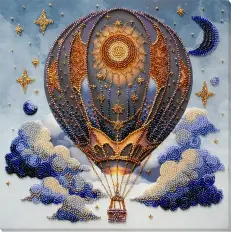 Bead Embroidery Kit - Air adventures