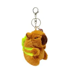Wrapables Cute Plush Keychain Pendant Charm for Bag, Capybara