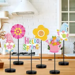 6 Pcs Spring Table Decor Spring Decoration for Table Centerpieces