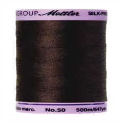 Black Peppercorn (9104-1382) | Silk-Finish Cotton 50wt (500M / 547Y) | Mettler Thread