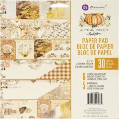 Prima 8"x8" Paper Pad - Autumn Sunset 655350995485