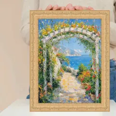 French Gold Leaf Ornate Picture Frame 24x30 frame