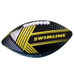Swimline Swimming Pool Neoprene Football - 10" - Black and Gray