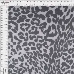1 Yard Polyester Spandex Mesh Animal Print Fabric Lightweight Stretch 54" Width IVORY