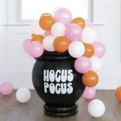 Groovy Halloween "Hocus Pocus" Witch Cauldron Standing Latex Balloon Kit