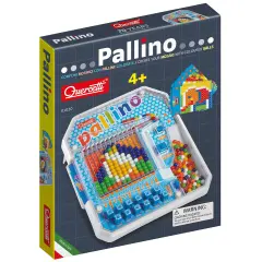Quercetti: Pallino - Create-Your-Own Mosaic w/ Colored Balls, STEM Game Activity Toy, Design Cards, Learn Colors & Patterns, Preschool Play, Kids 4+