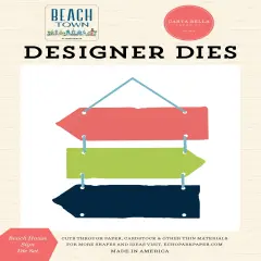 Beach Town Die Set-Beach House Sign