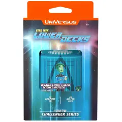 UniVersus: STAR TREK Lower Decks: Challenger Series - Tendi - 63 Cards, 2 Characters, Ready To Play Deck-Building Card Game, 6 Foil/Alt Art Cards