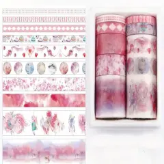 Designer Pretty Pink Botanicals Masking Washi Tape