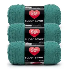 Red Heart Super Saver Yarn 24 Pack-Jade
