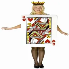Queen of Hearts Card Adult Costumne