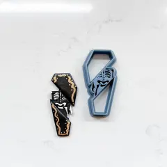 COFFIN SKELETON | HALLOWEEN 2025 | CLAY CUTTERS