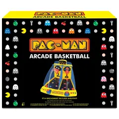 Pac-Man: Arcade Basketball - Premium Series, Lights & Sounds, Sports Shooting Tabletop Game, LED Scoreboard, Licensed, Adults & Kids 6+, 1-2 Players