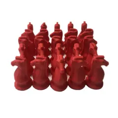 WE Games Chess Knight Erasers (Pack of 25) - Assorted Colors