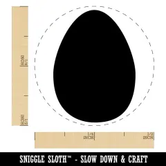 Egg Solid Self-Inking Rubber Stamp for Stamping Crafting Planners UV