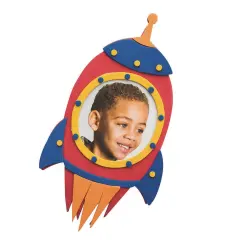 Blast Off Rocket Frame Craft Kit (Pack of 48)
