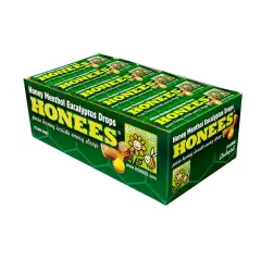 Honees Drops Menthol & Eucalyptus 1.6oz, 24ct
