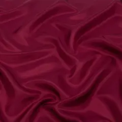 1 Yard Luxurious Maroon Silk Habotai Lightweight China Silk Fabric 44 Inches Width