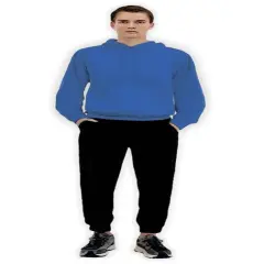 Gildan&reg; DryBlend Crew Neck Long Sleeve Hooded Sweatshirt Royal