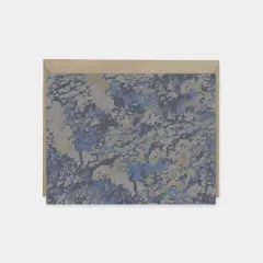 Pewter and Dark Periwinkle Painted