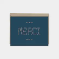 "Merci" Maroque Thank You Card