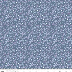 Jasmine Stars in Denim (c16305-denim) | Twinkle Little Star | Natalia Juan Abello | Riley Blake