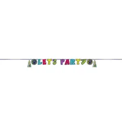 Graffiti Party Letter Banner w/ Tassels (1/Pkg)