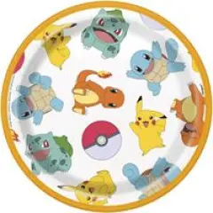Pok&eacute;mon Round 7" Dessert Plates 8ct