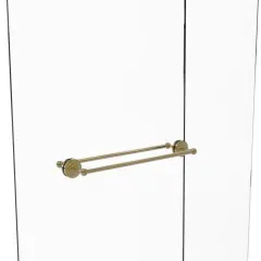 Que New Collection 24 Inch Back To Back Shower Door Towel Bar - Qn-41-Bb-24-Unl