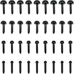 480pcs Black Needle Felting Eyes 3mm 4mm 5mm 6mm
