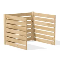 174 Gallon Cedar Wood Add-On Kit for Compost Bin System with Spacers
